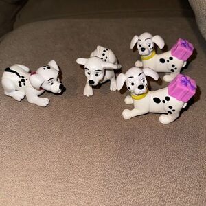 101 Dalmations‎ Disney Toy Lot Of 4- 1996 McDonalds Happy Meal.